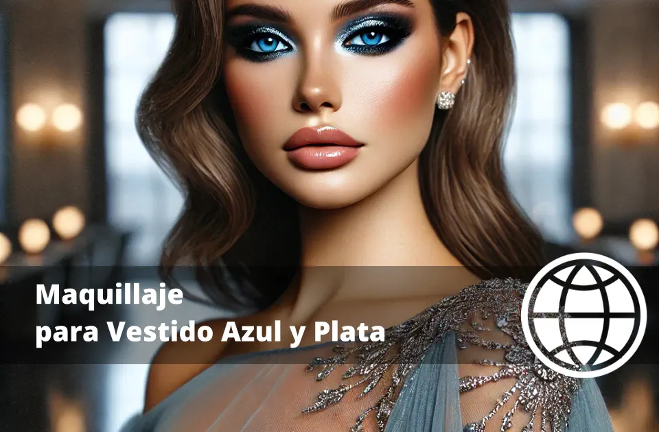 Maquillaje-para-Vestido-Azul-y-Plata