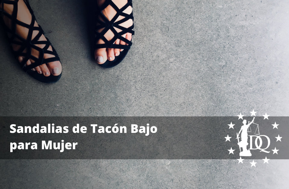 Sandalias de Tacón Bajo para Mujer